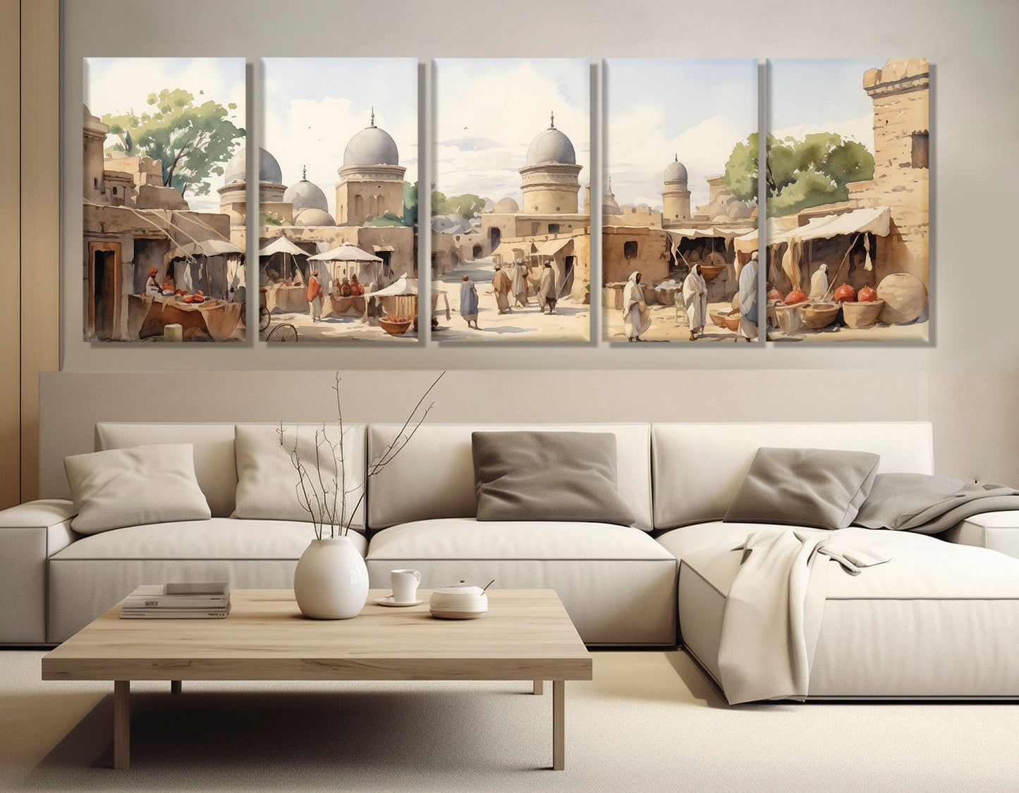 Ancient East Canvas Print – Asian Wall Art | Framed & Ready to Hang Cotton Canvas