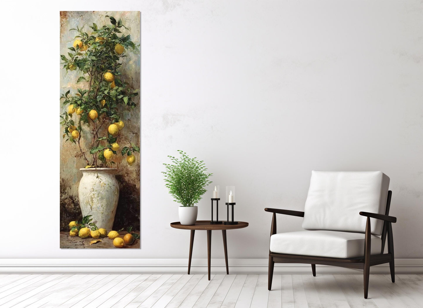 Lemon Tree Canvas Print - Rustic Canvas Art | Framed & Ready to Hang