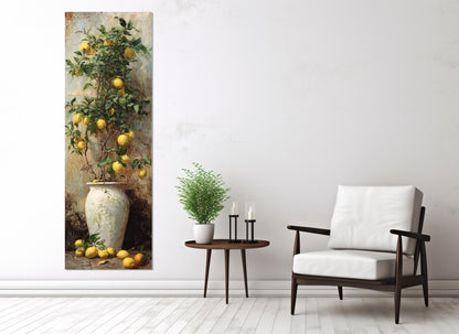 Lemon Tree Canvas Print - Rustic Canvas Art | Framed & Ready to Hang