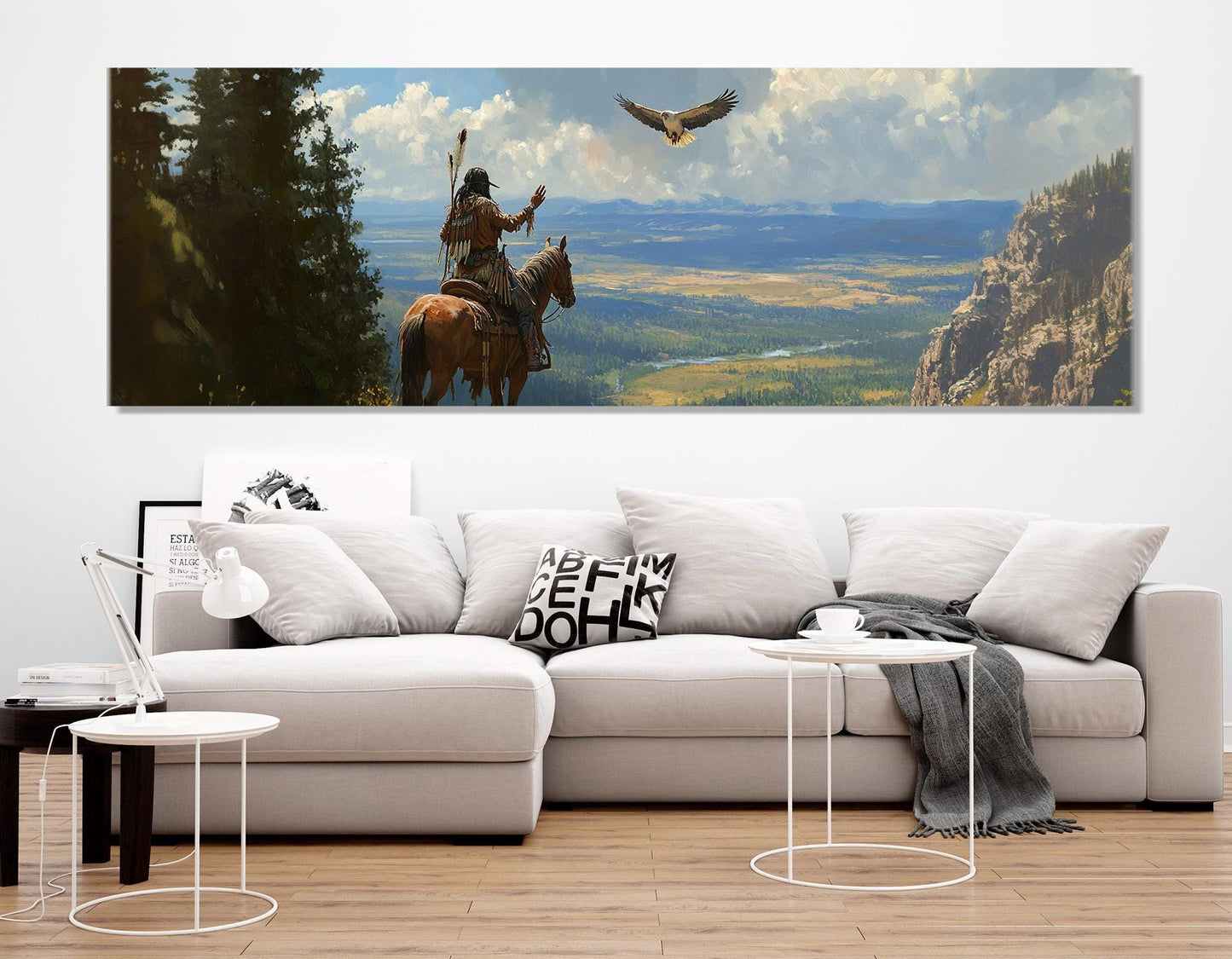 Native American Canvas Print – Framed Cotton Canvas | Ready To Hang Tribal Wall Art