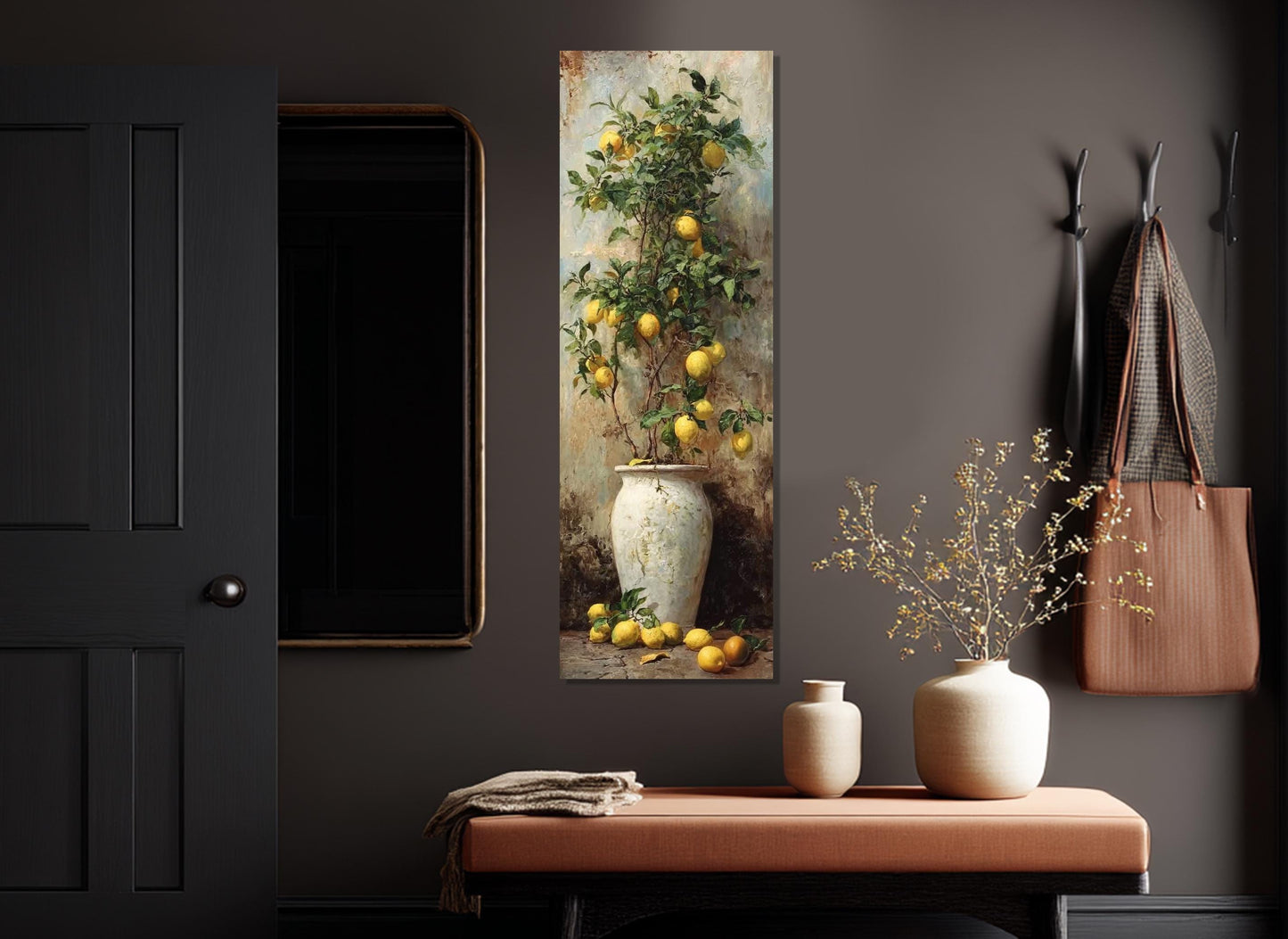 Lemon Tree Canvas Print - Rustic Canvas Art | Framed & Ready to Hang