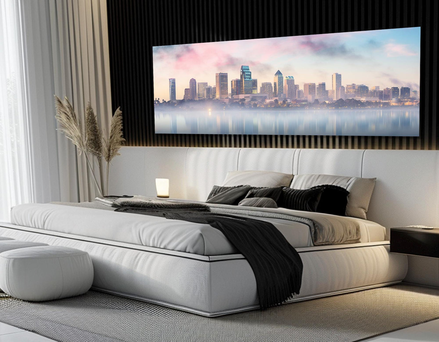 San Diego Canvas Print – Multi Panel Cotton Canvas | Framed City Skyline Wall Art