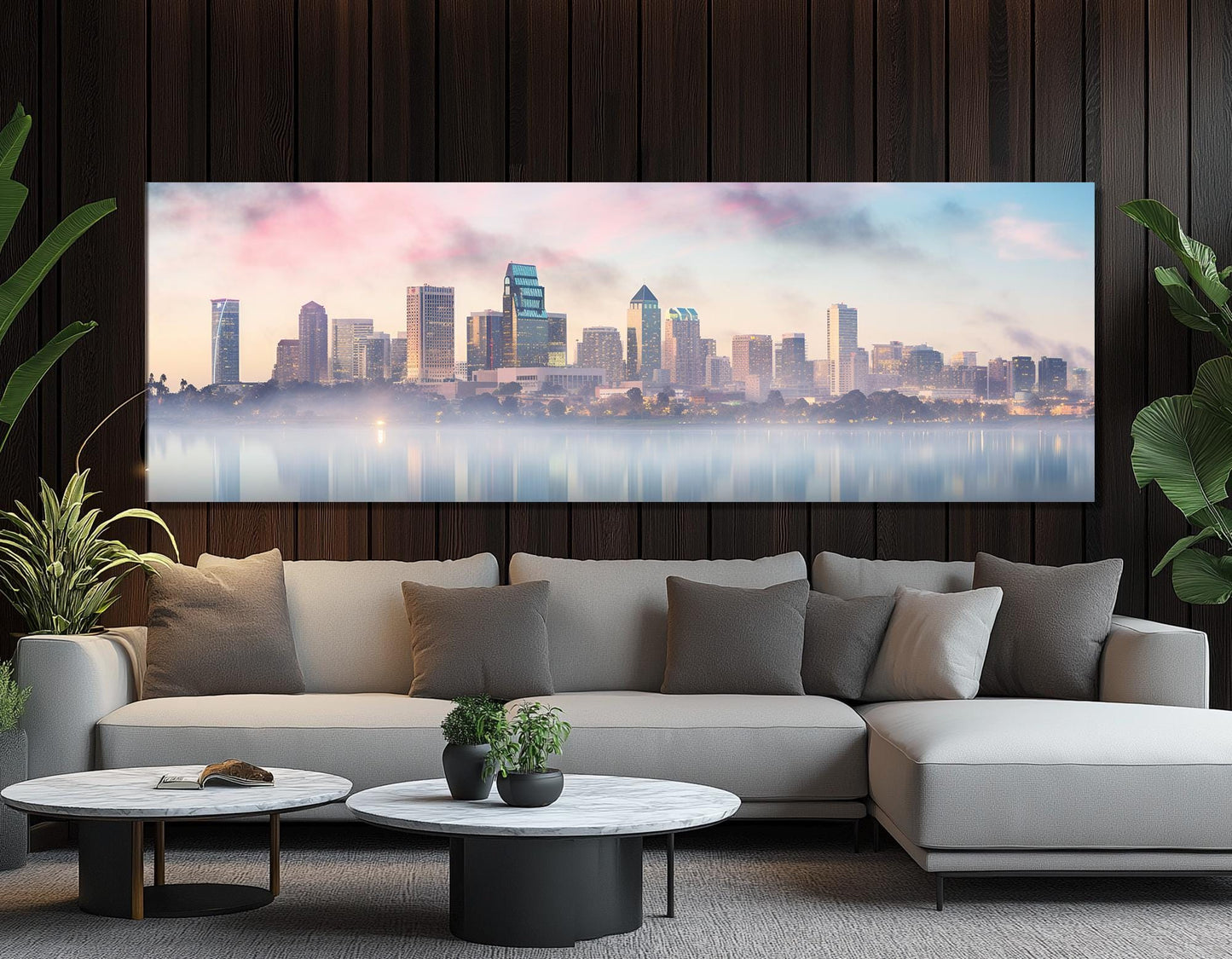 San Diego Canvas Print – Multi Panel Cotton Canvas | Framed City Skyline Wall Art