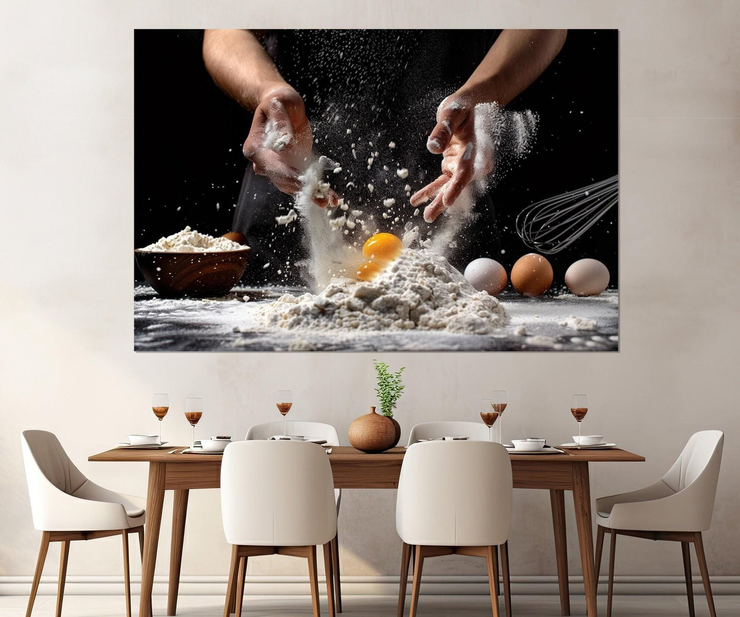 Pizza Wall Art - Pizzeria Wall Decor | Kitchen Canvas Print, Chef Gift Idea