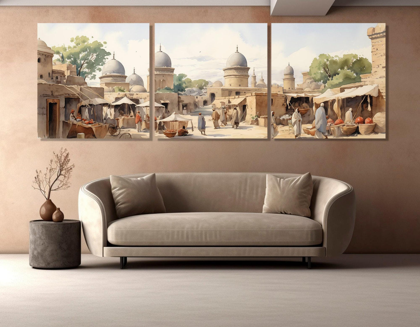 Ancient East Canvas Print – Asian Wall Art | Framed & Ready to Hang Cotton Canvas