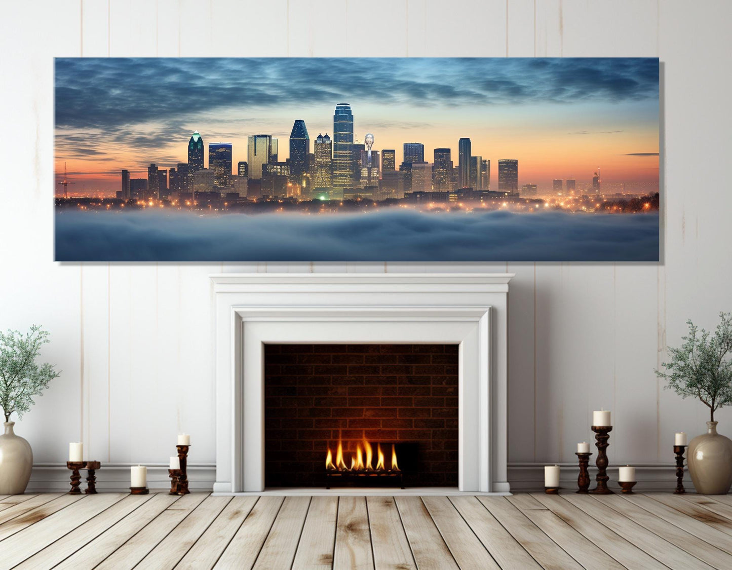 Dallas Canvas Print – Large Abstract Wall Art | Gallery Wrapped Cotton Canvas
