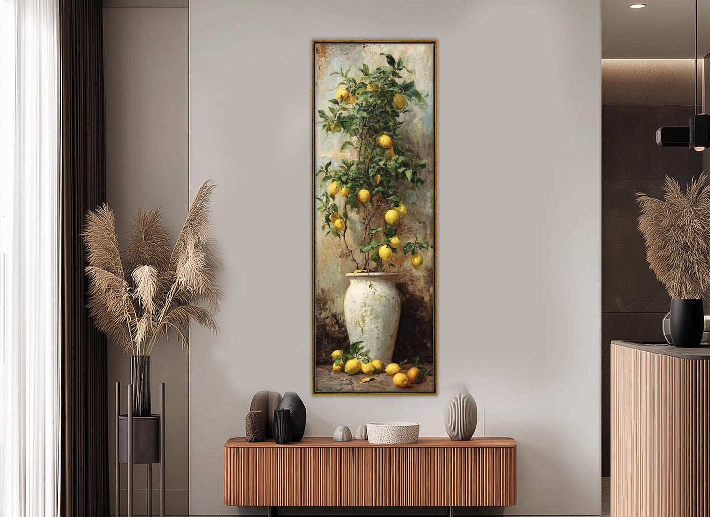 Lemon Tree Canvas Print - Rustic Canvas Art | Framed & Ready to Hang