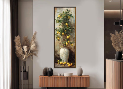 Lemon Tree Canvas Print - Rustic Canvas Art | Framed & Ready to Hang