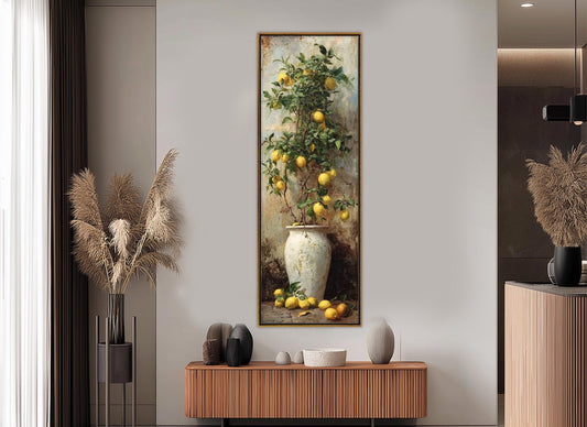 Lemon Tree Canvas Print - Rustic Canvas Art | Framed & Ready to Hang