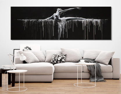 Ballet Canvas Print – Abstract Ballet Wall Art | Framed & Gallery Wrapped Canvas