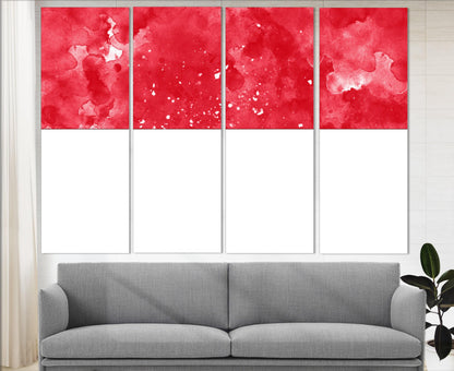 Monaco Flag Canvas Print - Framed Monaco Wall Decor | Ready to Hang Cotton Canvas Art