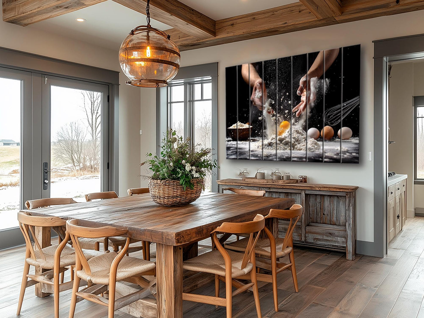Pizza Wall Art - Wood Wall Decor | Rustic Kitchen Art | Chef Gift Ideas | Print On Wood