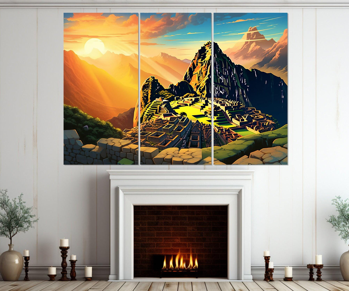Machu Picchu Canvas Print – Framed Machu Picchu Art | Ready to Hang Wall Decor