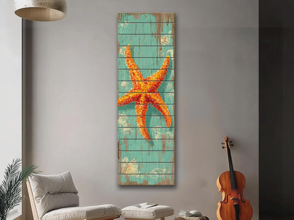 Rustic Wood Wall Art – Handcrafted Coastal Art | Wooden Wall Hanging | Beach House Decor