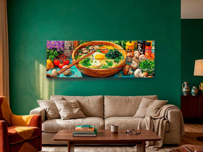 Ramen Wood Wall Art, Japanese Food Print on Wood, Asian Kitchen Decor