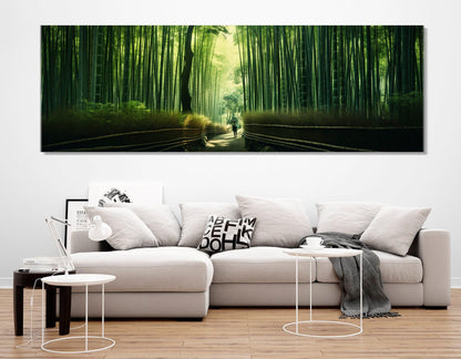 Bamboo Grove Canvas Print – Arashiyama Wall Decor | Framed Gallery Wrapped Art