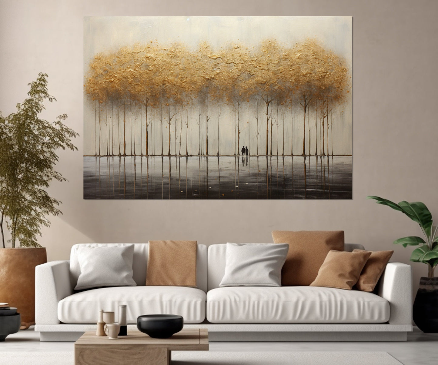 Romantic Wall Art – Minimalist Canvas Art | Framed Canvas Print, Ready to Hang