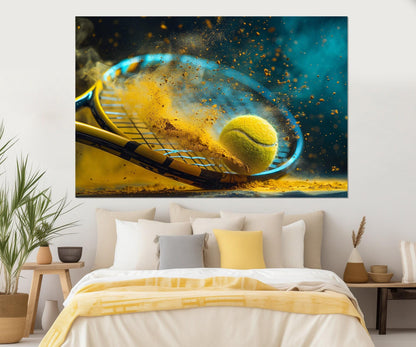 Tennis Canvas Print – Framed Cotton Canvas Wall Art | Ready To Hang Sports Decor