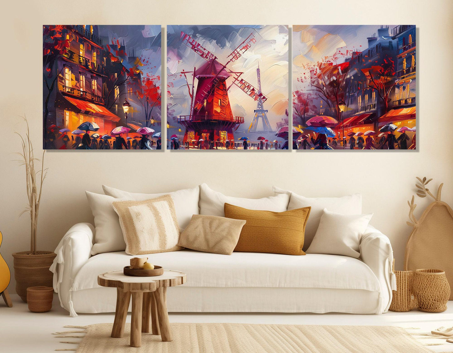 Paris Canvas Print – Vintage Paris Wall Art | Framed Cotton Canvas, Ready to Hang