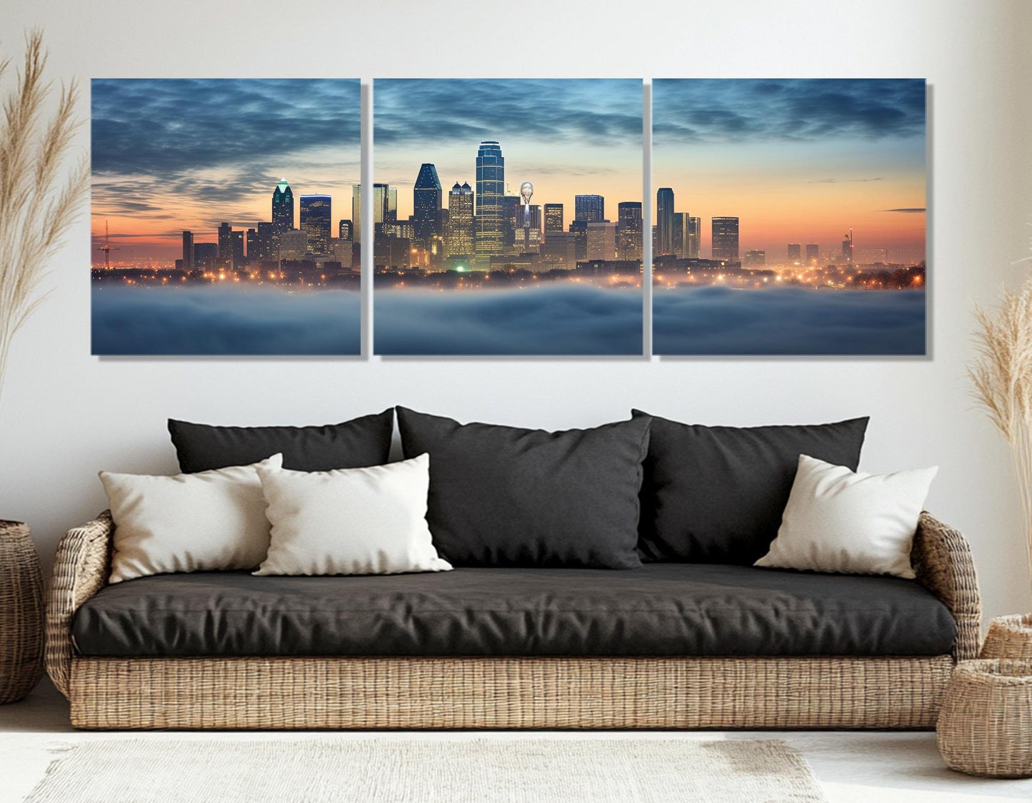 Dallas Canvas Print – Large Abstract Wall Art | Gallery Wrapped Cotton Canvas