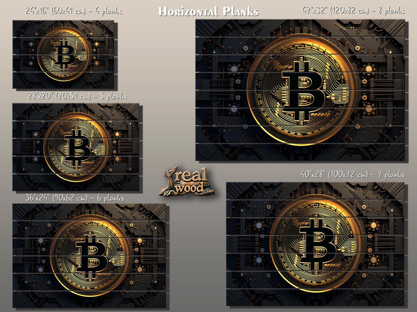 Wood Wall Art - Bitcoin Print on Wood, Crypto Wall Art, Trading Wall Art, Crypto Trader Gift, Crypto Office Wall Decor, Crypto Investor Gift
