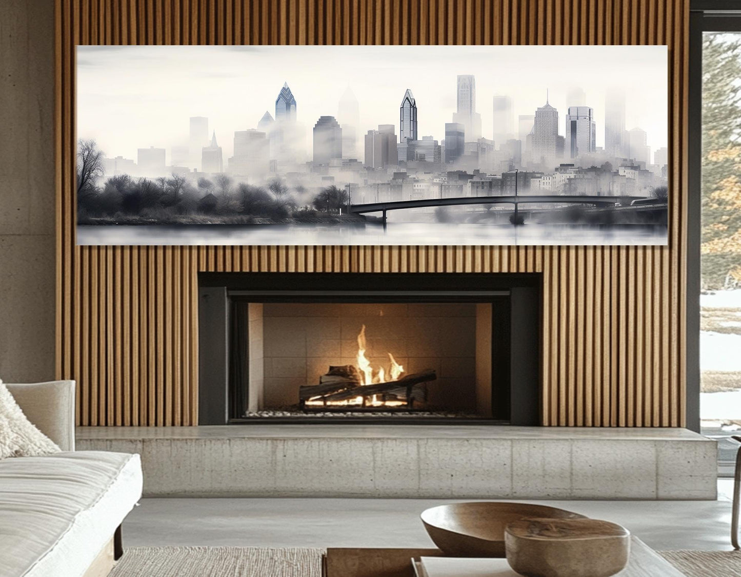 Philadelphia Canvas Print – Abstract Wall Art | Gallery Wrapped Cotton Canvas | Ready to Hang