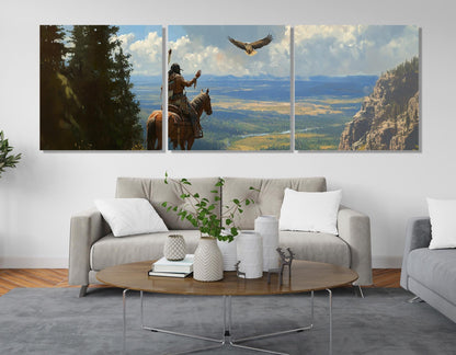 Native American Canvas Print – Framed Cotton Canvas | Ready To Hang Tribal Wall Art