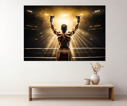 Boxing Wall Art - Martial Arts Canvas Print | Framed Ready to Hang Decor
