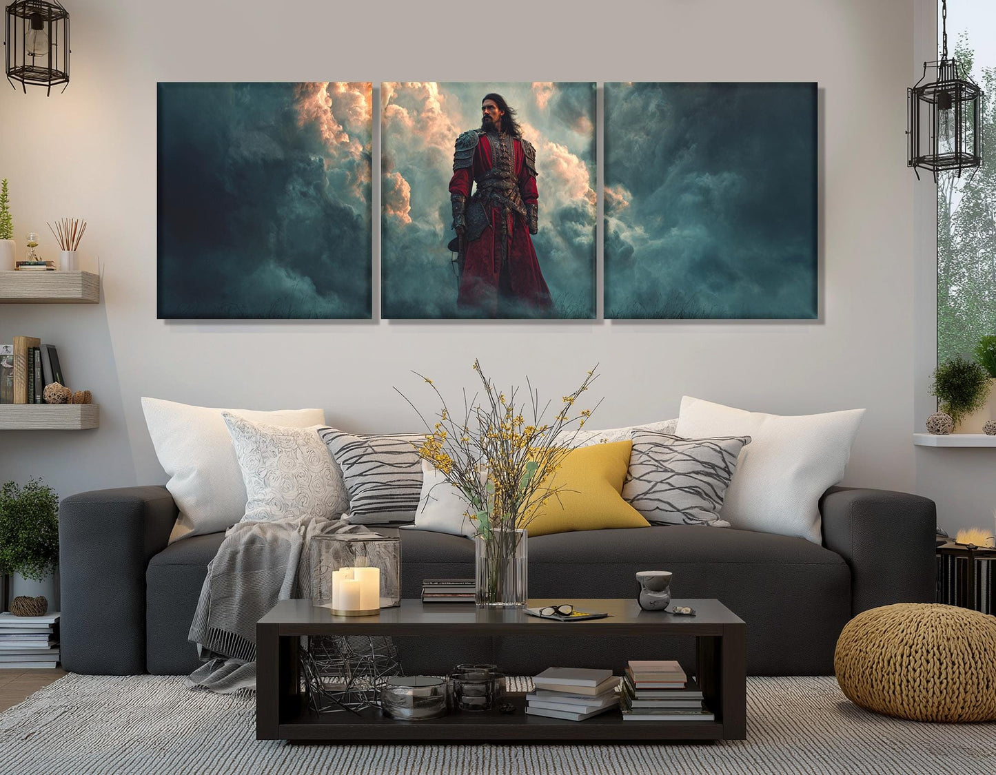 Vlad The Impaler Canvas Gothic Wall Art – Framed Gallery Wrapped Print Ready To Hang