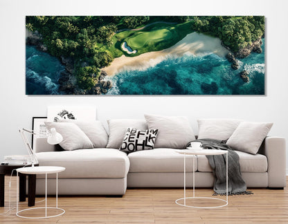 Tropical Island Canvas Print – Gallery Wrapped Cotton Canvas With Floating Frame