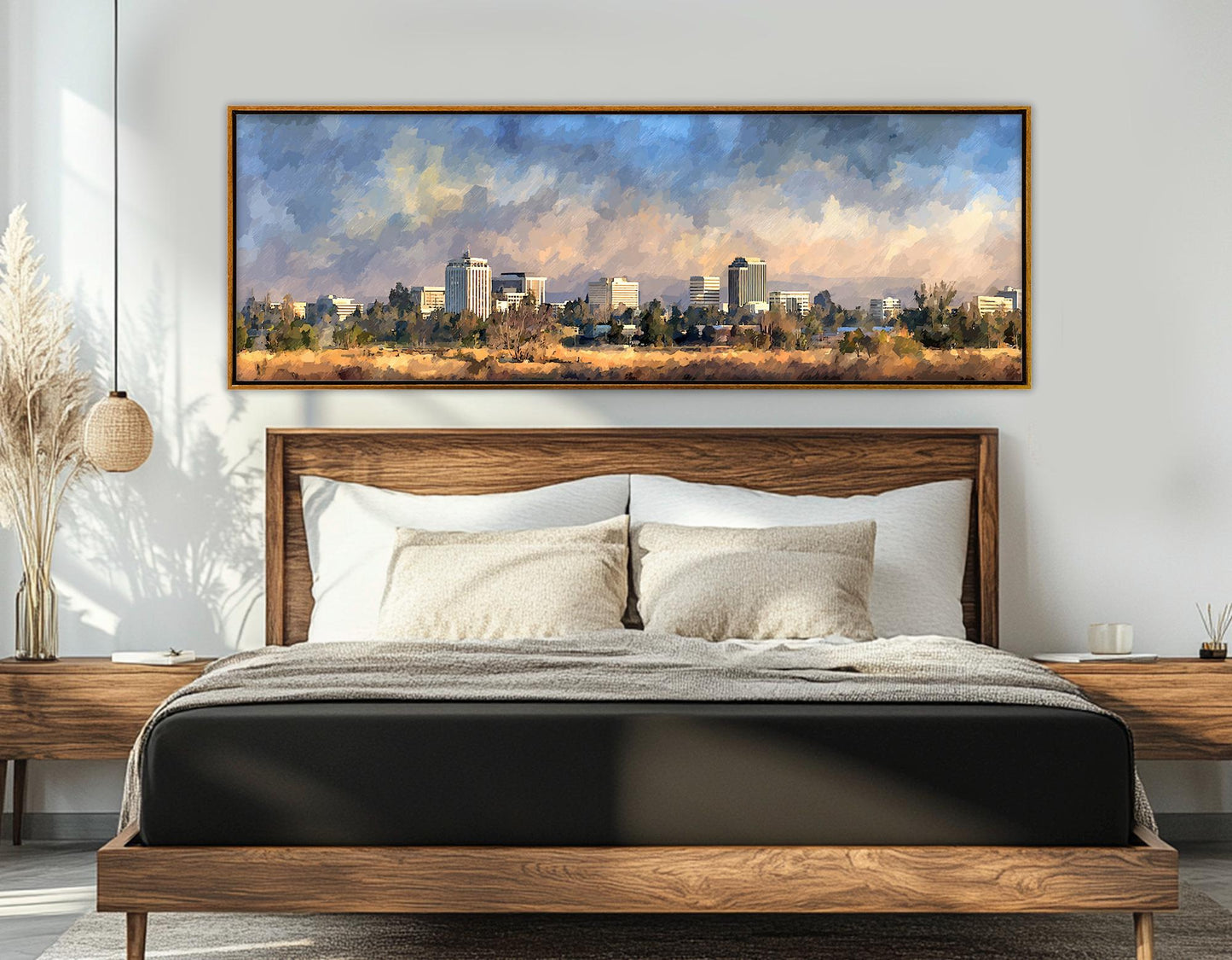 Fresno Wall Art – Abstract Canvas Painting | Framed Canvas Print, Ready to Hang