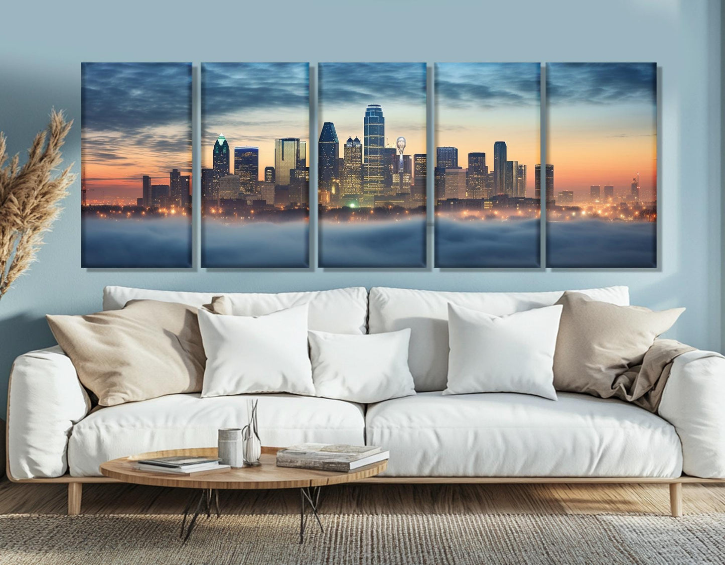 Dallas Canvas Print – Large Abstract Wall Art | Gallery Wrapped Cotton Canvas