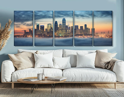 Dallas Canvas Print – Large Abstract Wall Art | Gallery Wrapped Cotton Canvas