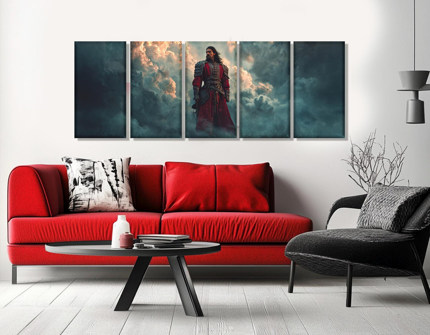 Vlad The Impaler Canvas Gothic Wall Art – Framed Gallery Wrapped Print Ready To Hang