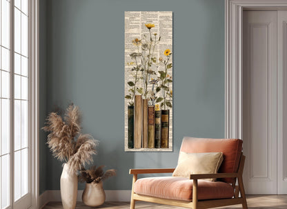 Wildflowers Canvas Print – Vintage Botanical Wall Art, Framed Floral Print, Ready to Hang