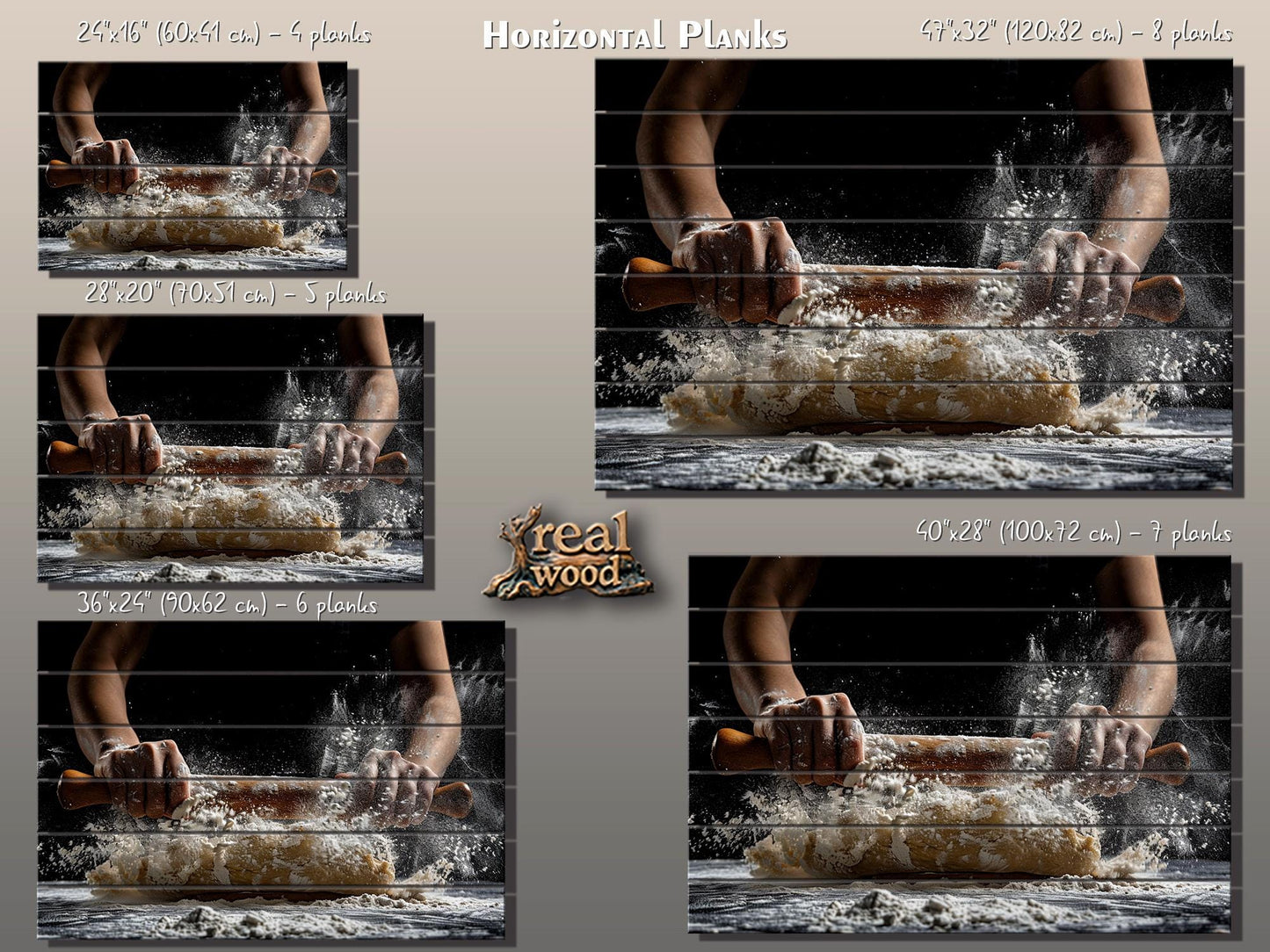 Wood Wall Art - Cooking Wall Art Printed on Wood, Pizza Wall Art, Kitchen Wall Decor, Chef Gift, Pizzeria Decor, Cook Gift, Kitchen Print