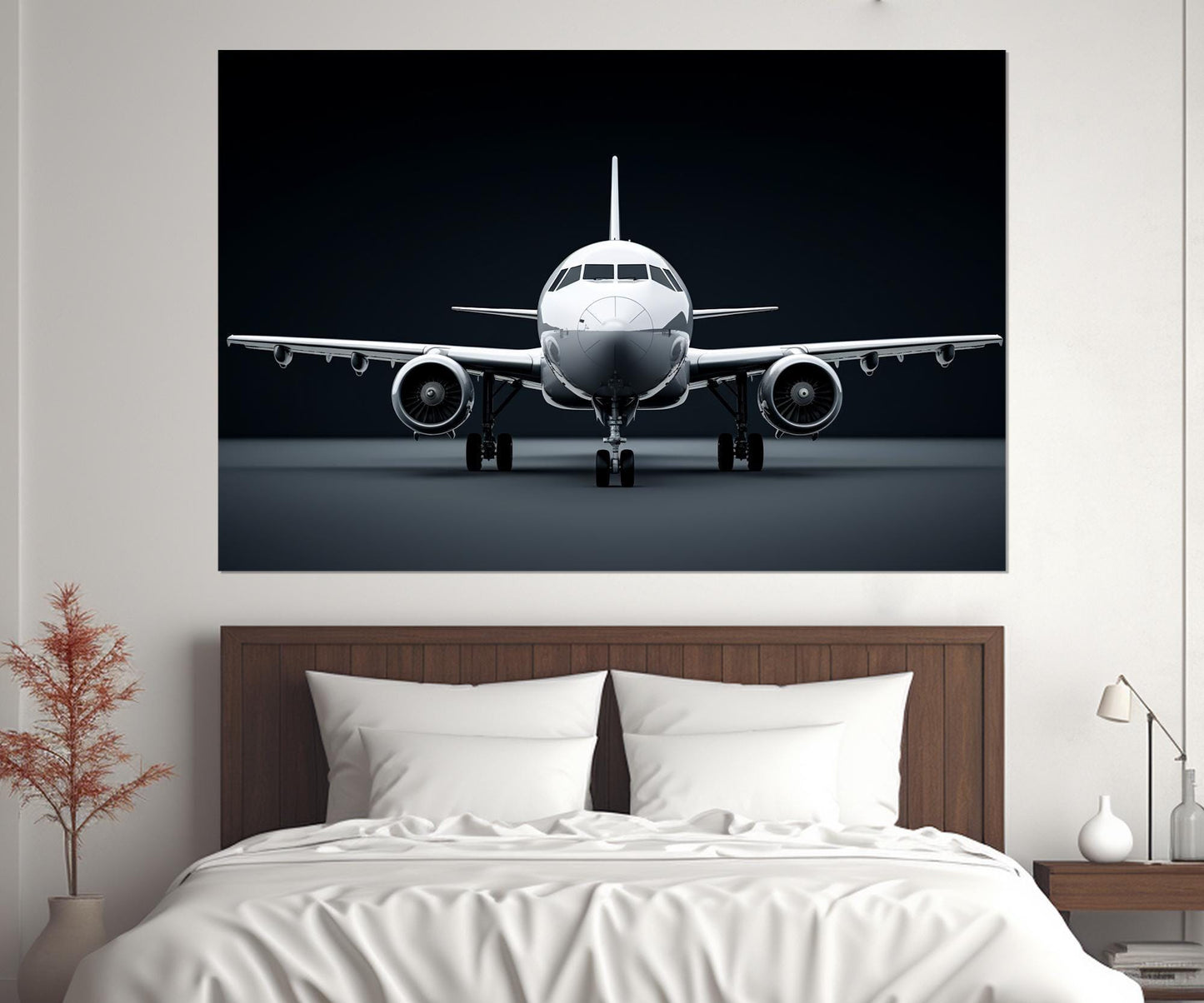 Plane Canvas Art - Large Aircraft Canvas Print | Aviation Wall Art, Framed Ready to Hang