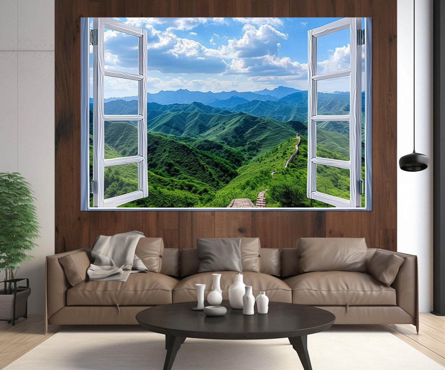 Great Wall of China Canvas – Framed Cotton Canvas Print | Ready to Hang Artwork