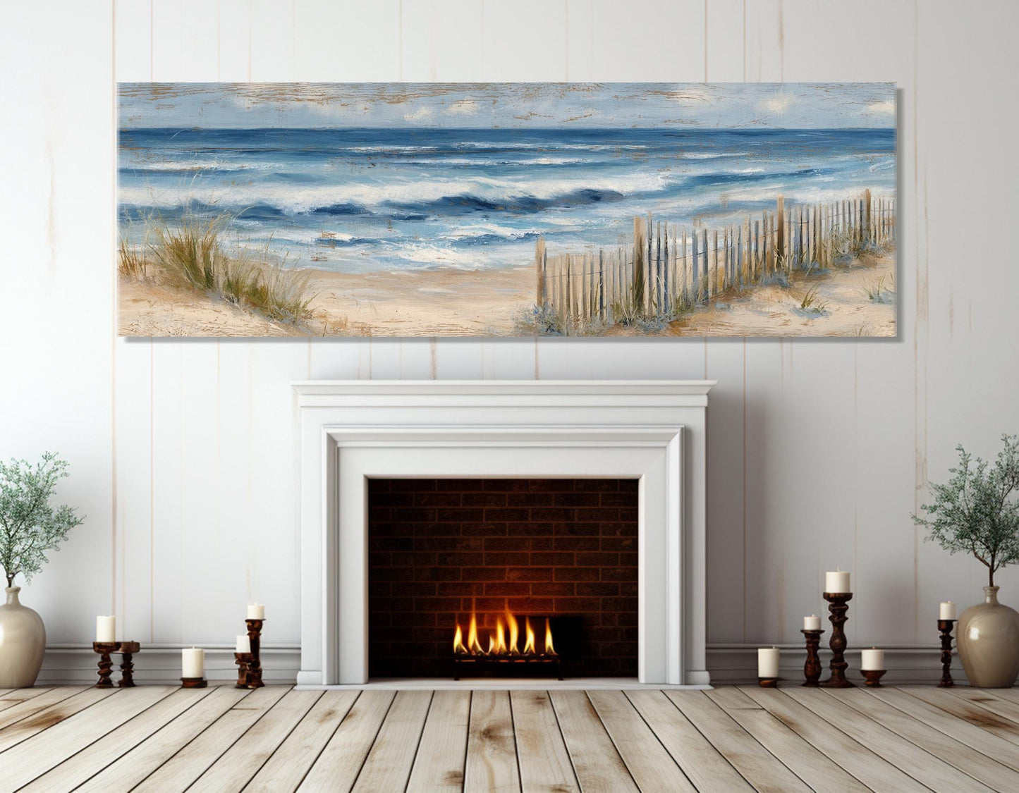 Calm Sea Canvas Print – Coastal Wall Art | Gallery Wrapped Cotton Canvas