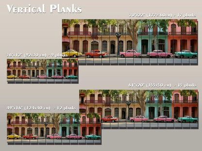 a series of photographs of a building with cars parked in front of it