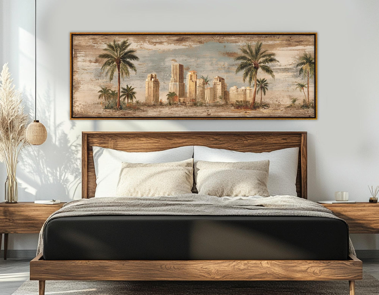 Vintage Miami Canvas Print - Retro Miami Poster | Gallery Wrapped Canvas Ready to Hang