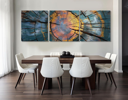 Wood Texture Canvas - Framed & Ready To Hang Gallery Wrapped Cotton Print