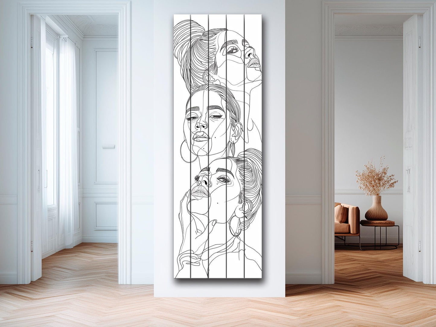 Plus Size Women Line Art, Minimalist Drawings, BEAUTIFUL Text, Female Poses Illustration, Modern Wall Art Print