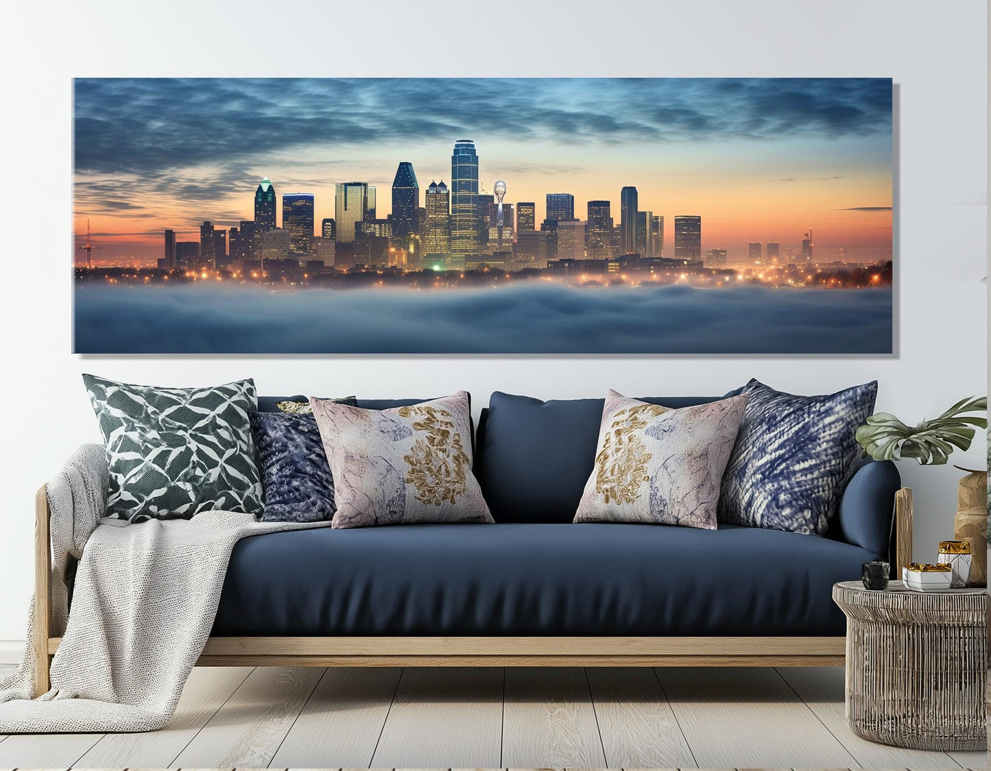 Dallas Canvas Print – Large Abstract Wall Art | Gallery Wrapped Cotton Canvas