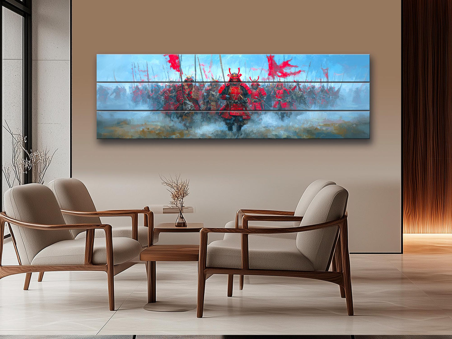 Takeda Shingen Samurai Battle Wood Print
