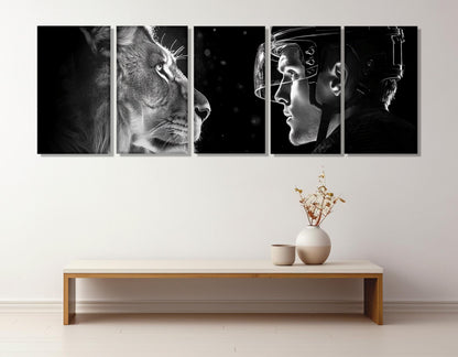 Ice Hockey Canvas Print – Framed Gallery Wrapped Cotton Canvas Wall Art