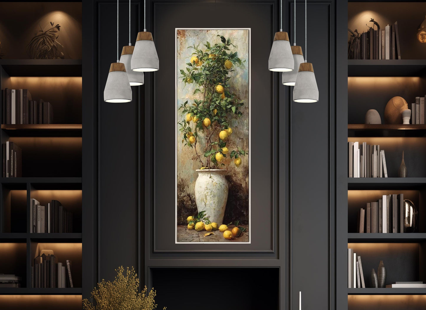 Lemon Tree Canvas Print - Rustic Canvas Art | Framed & Ready to Hang