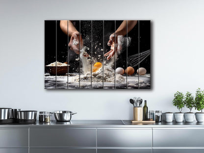 Pizza Wall Art - Wood Wall Decor | Rustic Kitchen Art | Chef Gift Ideas | Print On Wood