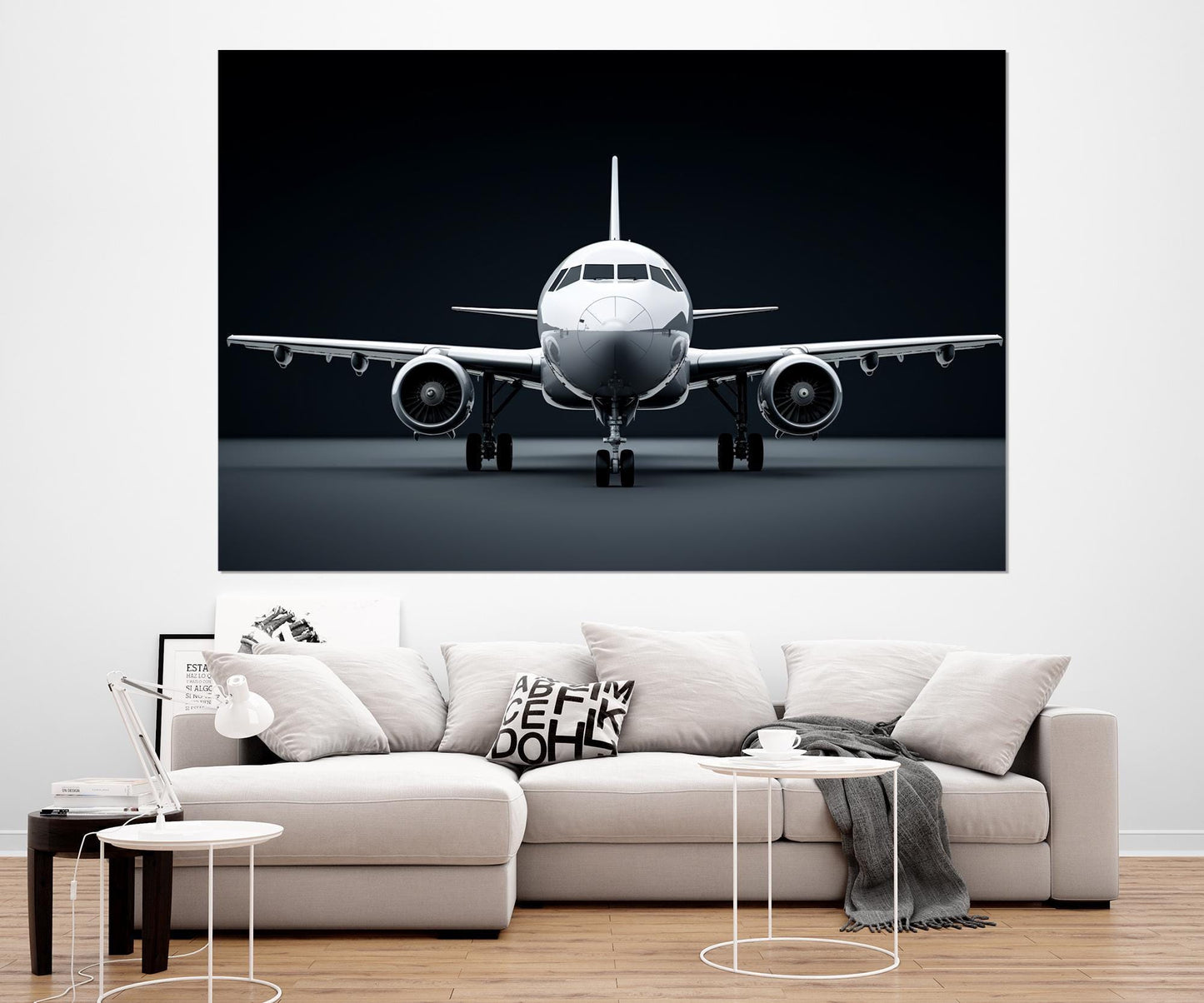 Plane Canvas Art - Large Aircraft Canvas Print | Aviation Wall Art, Framed Ready to Hang
