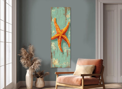 Sea Star Canvas Print – Underwater Wall Art | Framed Canvas Art Ready to Hang